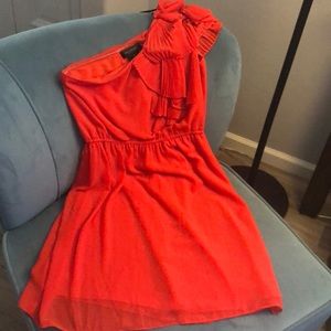 Adorable MM Couture one shoulder dress!